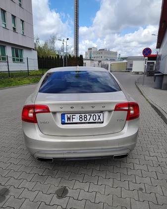 Volvo S60 cena 62900 przebieg: 141000, rok produkcji 2017 z Warszawa małe 232